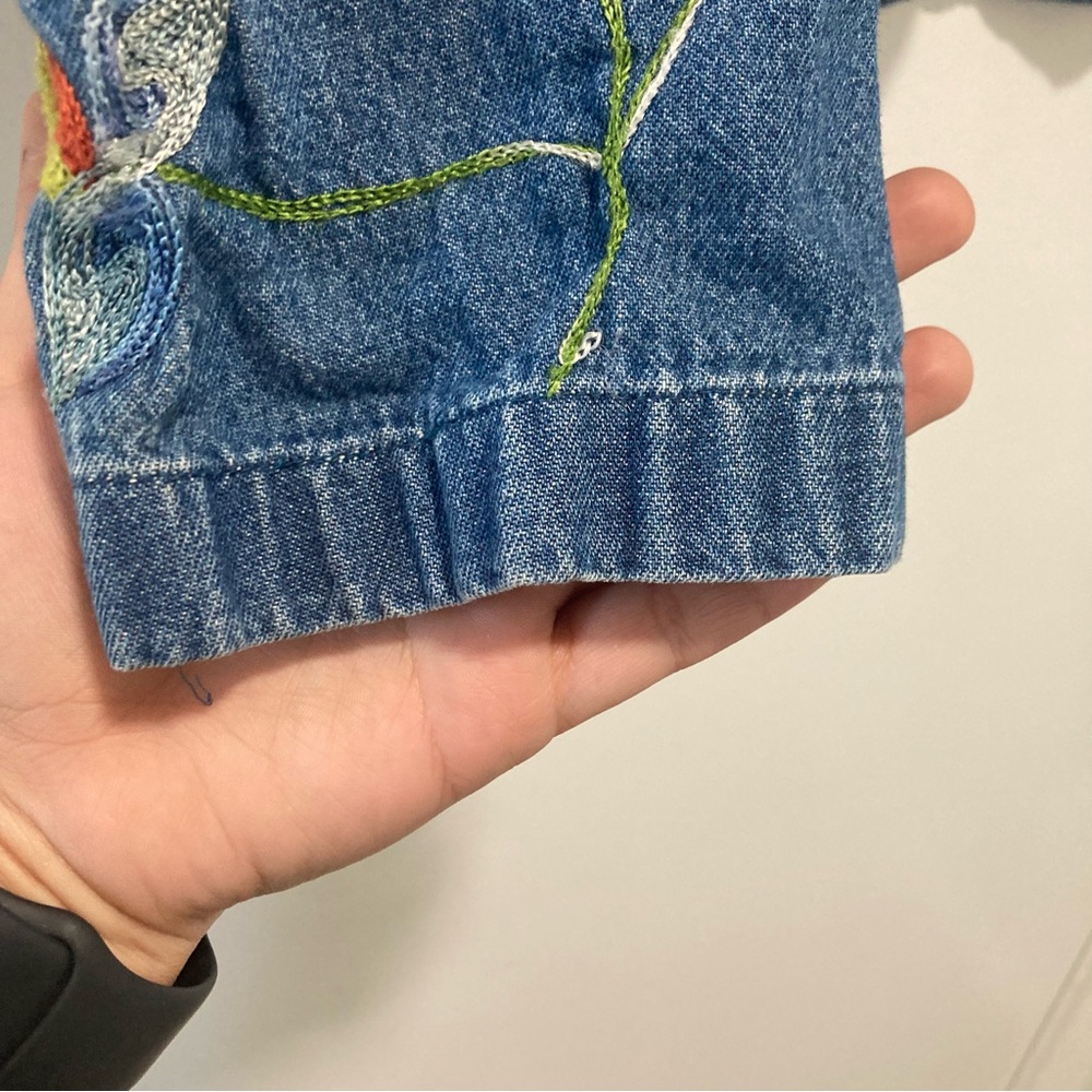 Studio Works Vintage Women’s Embroidered Denim Jacket - Picture 8 of 8